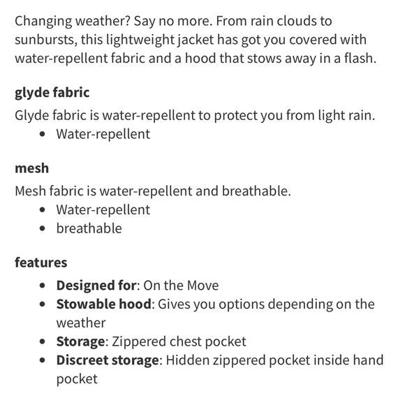 Lululemon Athletica Women's Pink Red Glyde fabric Jacket hidden hood size10 EUC! - Picture 4 of 16